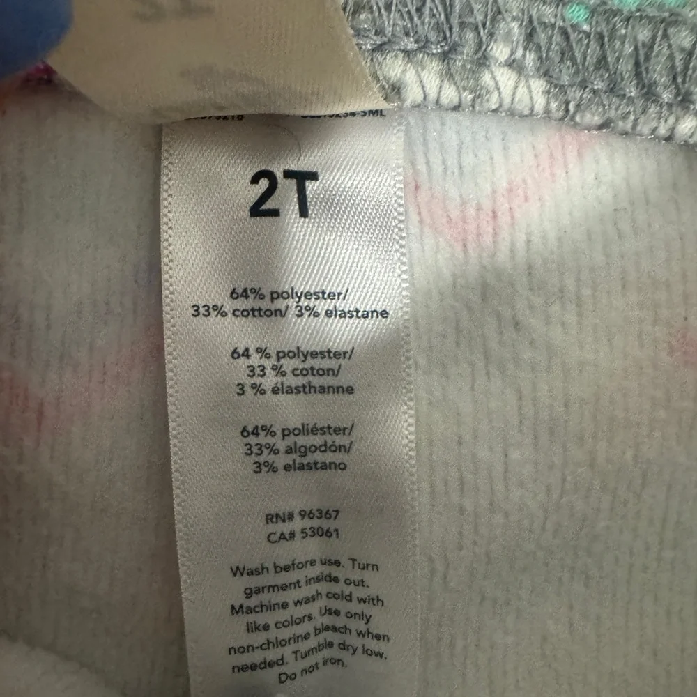 OshKosh B'gosh Gray and Pink Sweatpants Cozy Winter Style